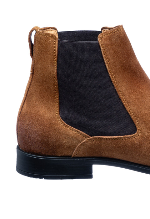 Cognac suède Riva chelsea boot