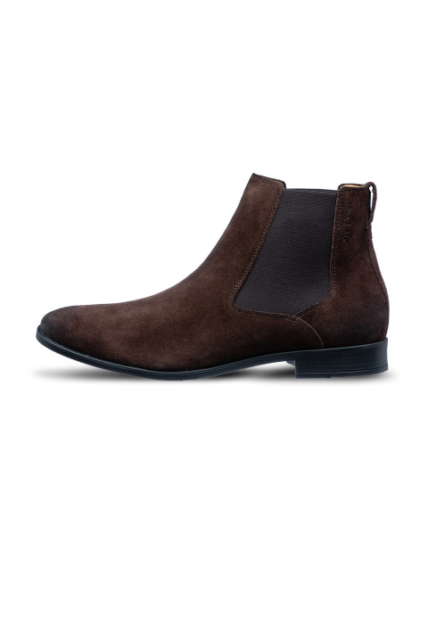 T-moro bruin suède Riva chelsea boot