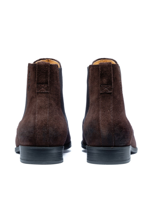 T-moro bruin suède Riva chelsea boot