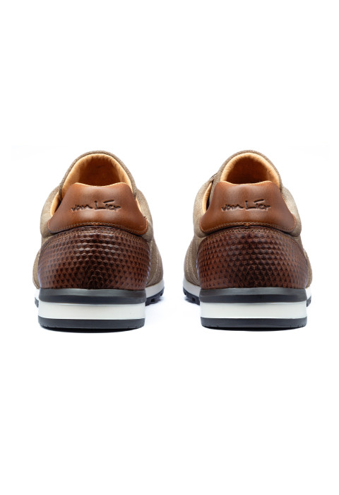 Zand beige suède Anzano sneaker