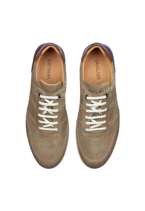 Zand beige suède Anzano sneaker