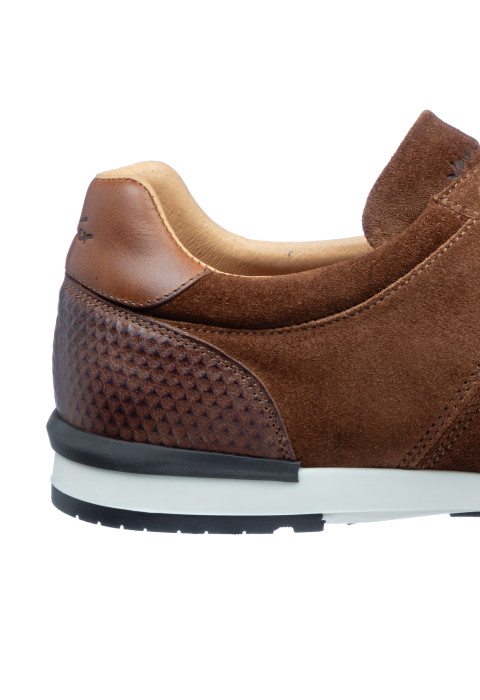 Roest cognac suède Anzano sneaker
