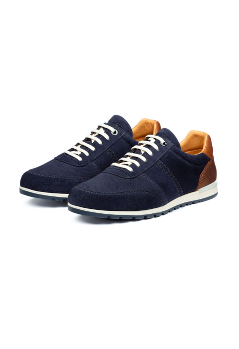 Navy suède Anzano sneaker