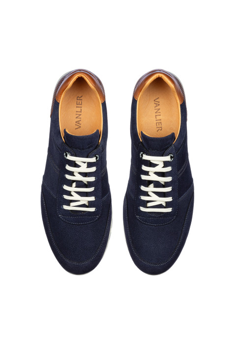 Navy suède Anzano sneaker