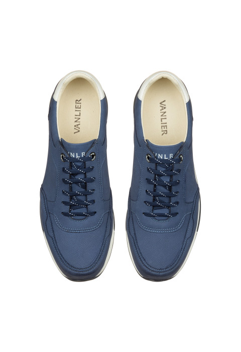 Blauw nubuck Positano sneaker