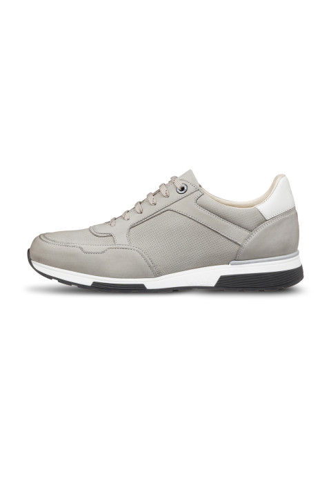 Licht grijs nubuck Positano sneaker