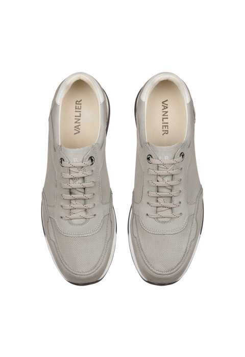 Licht grijs nubuck Positano sneaker