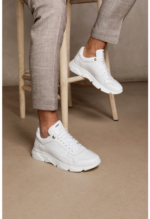 Wit combi Rock sneaker 